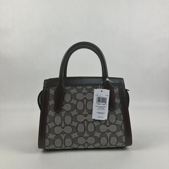 COACH CT766 Andrea Carryall Bag In Signature Jacquard - Picture 3 of 10